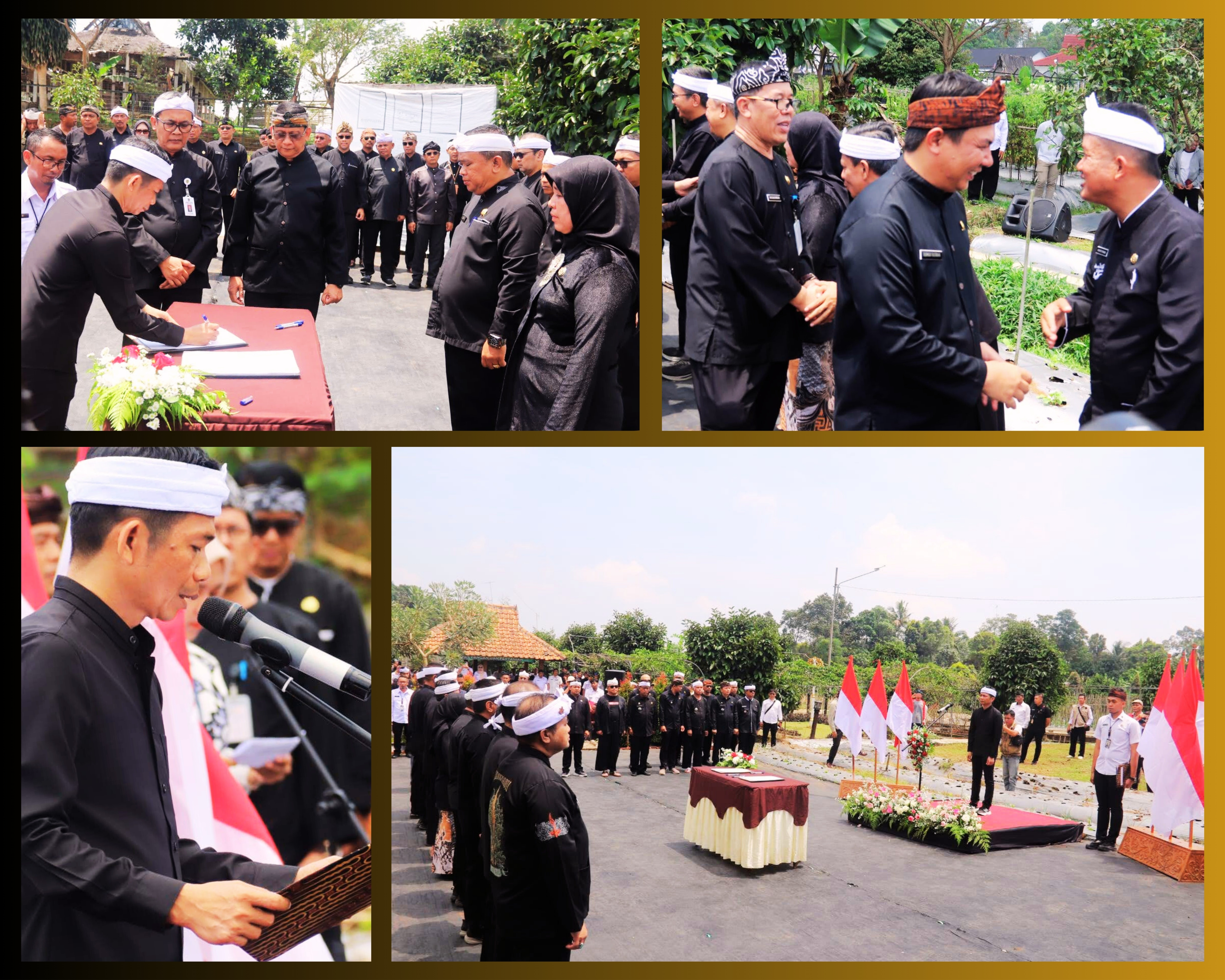 Bupati Purwakarta Melantik Pejabat Pimpinan Tinggi Pratama Di Kebun Istimewa