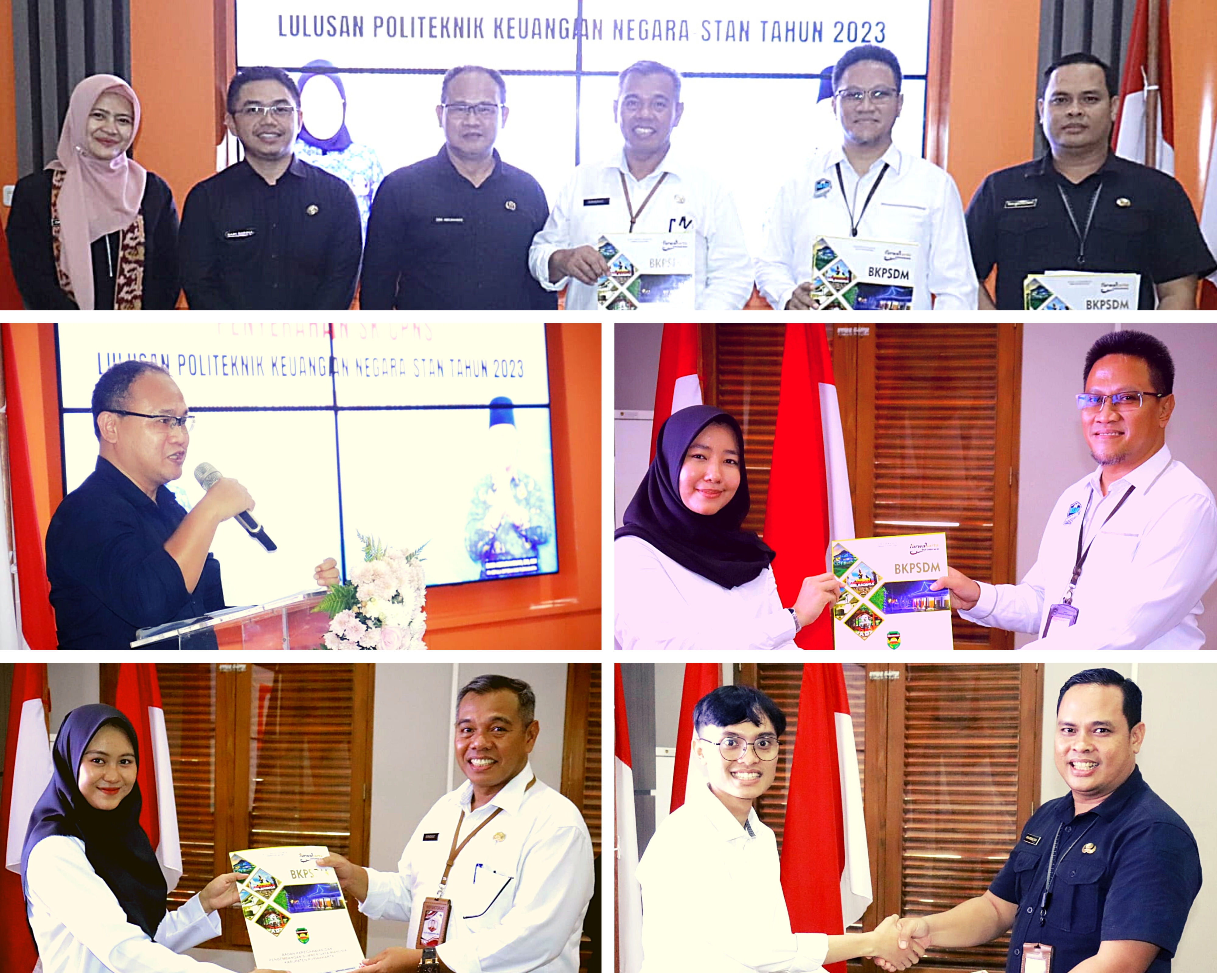 Penyerahan S K - C P N S Lulusan P K N - S T A N 2023 Penempatan Kabupaten Purwakarta