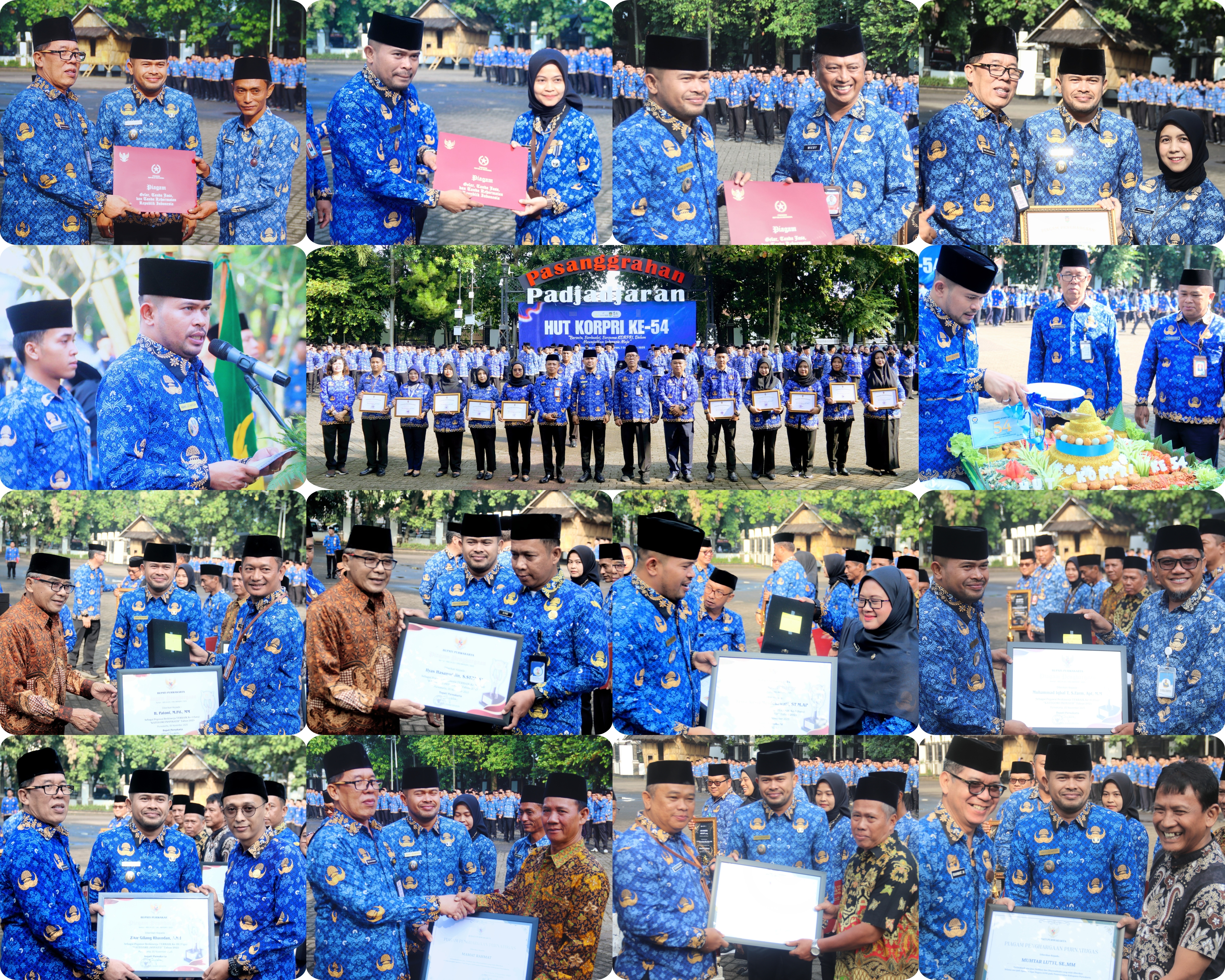 Penyerahan Satyalancana Karya Satya, S K Pensiun, Serta Penghargaan P N S Berprestasi Dan Teladan Dalam Rangka Peringatan Hari Korpri Tahun 2025