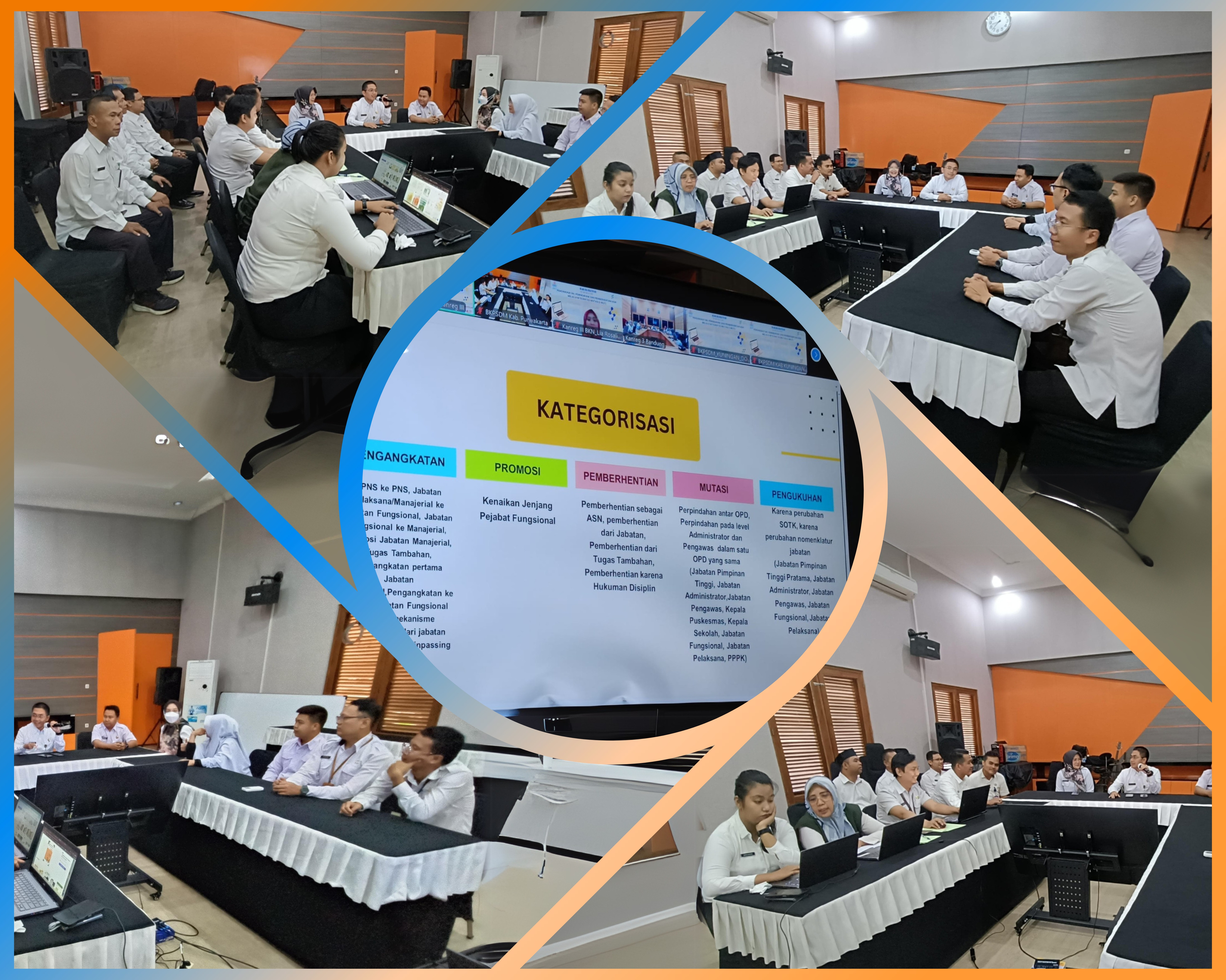 B K P S D M Purwakarta Mengikuti Zoom Meeting Digitalisasi Manajemen A S N Melalui Aplikasi I-mut Yang Digelar Oleh Kanreg 3 B K N