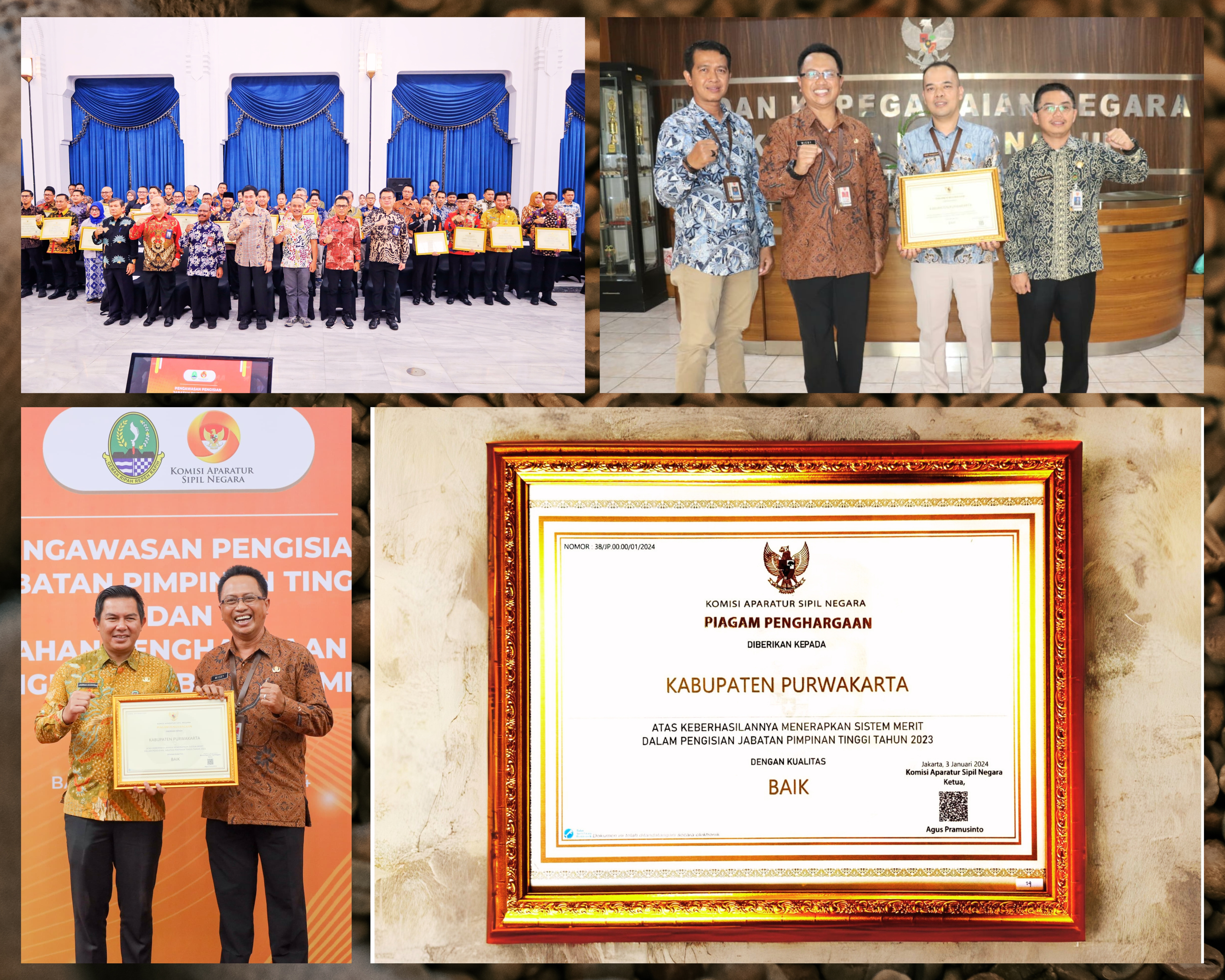 Purwakarta Meraih Penghargaan Sistem Merit Dari K A S N