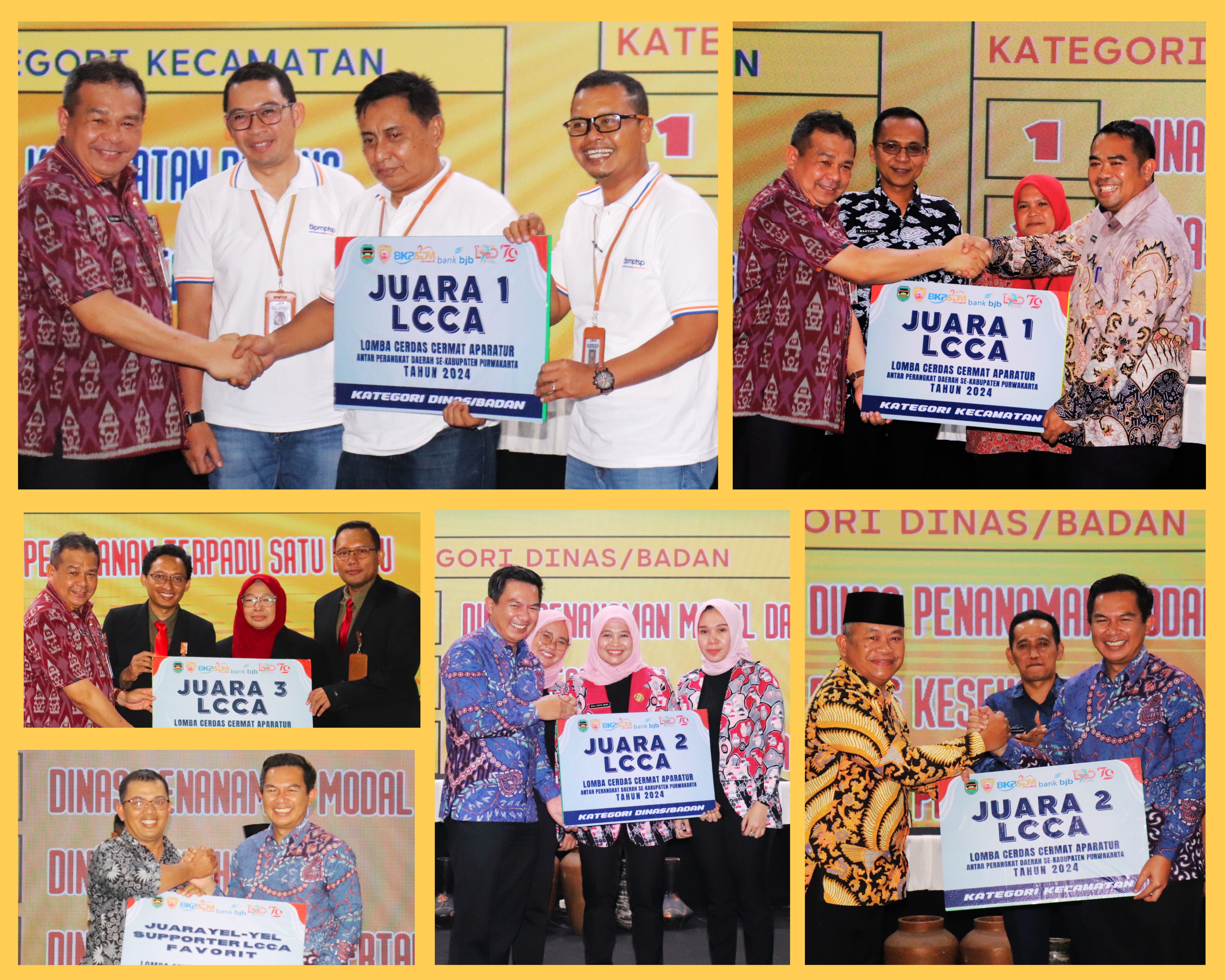 D P M P T S P Dan Kecamatan Bojong Menjuarai L C C A Tahun 2024