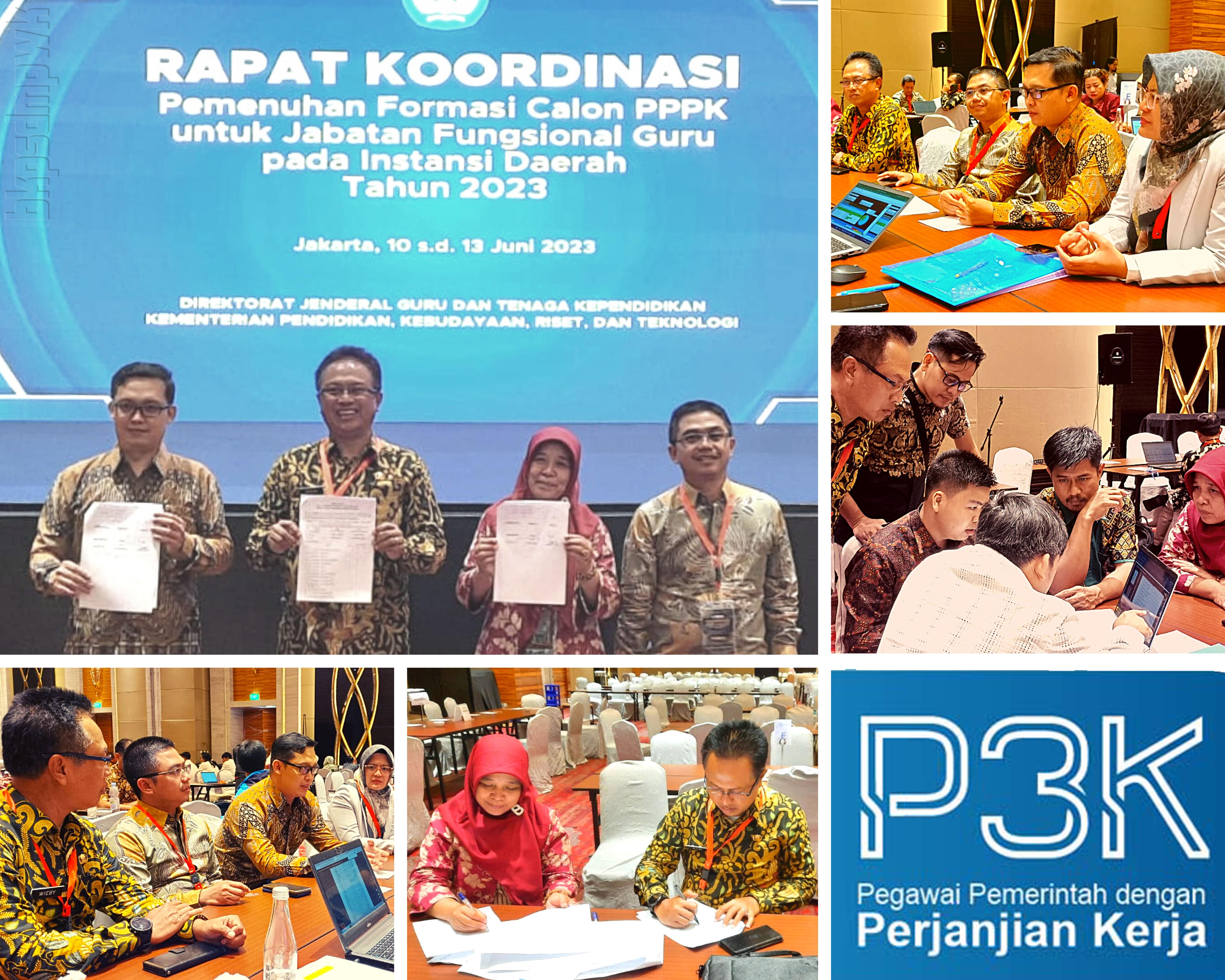 Rakor Pemenuhan Formasi Calon P P P K Tenaga Guru Tahun 2023