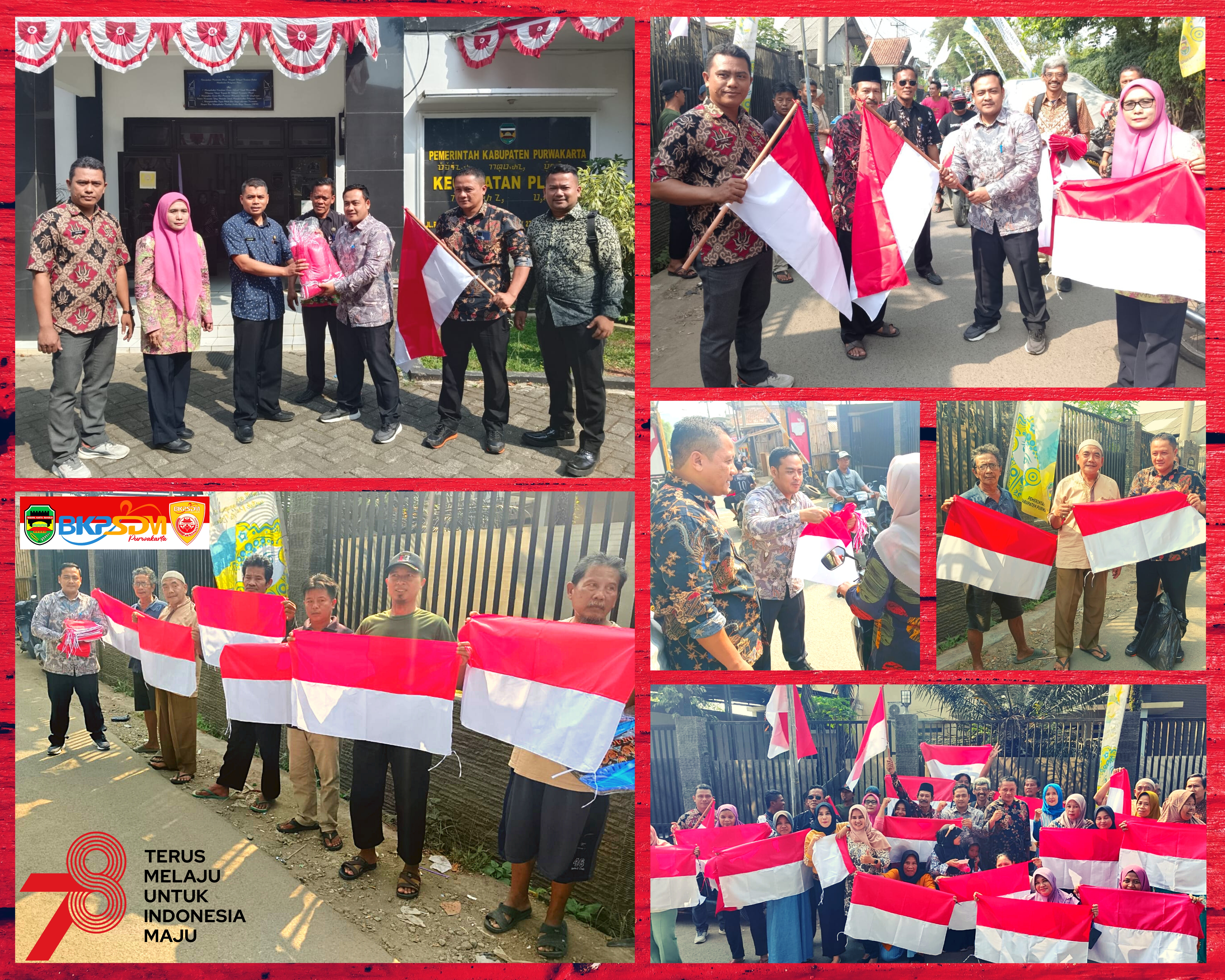 Pembagian Bendera Merah Putiih