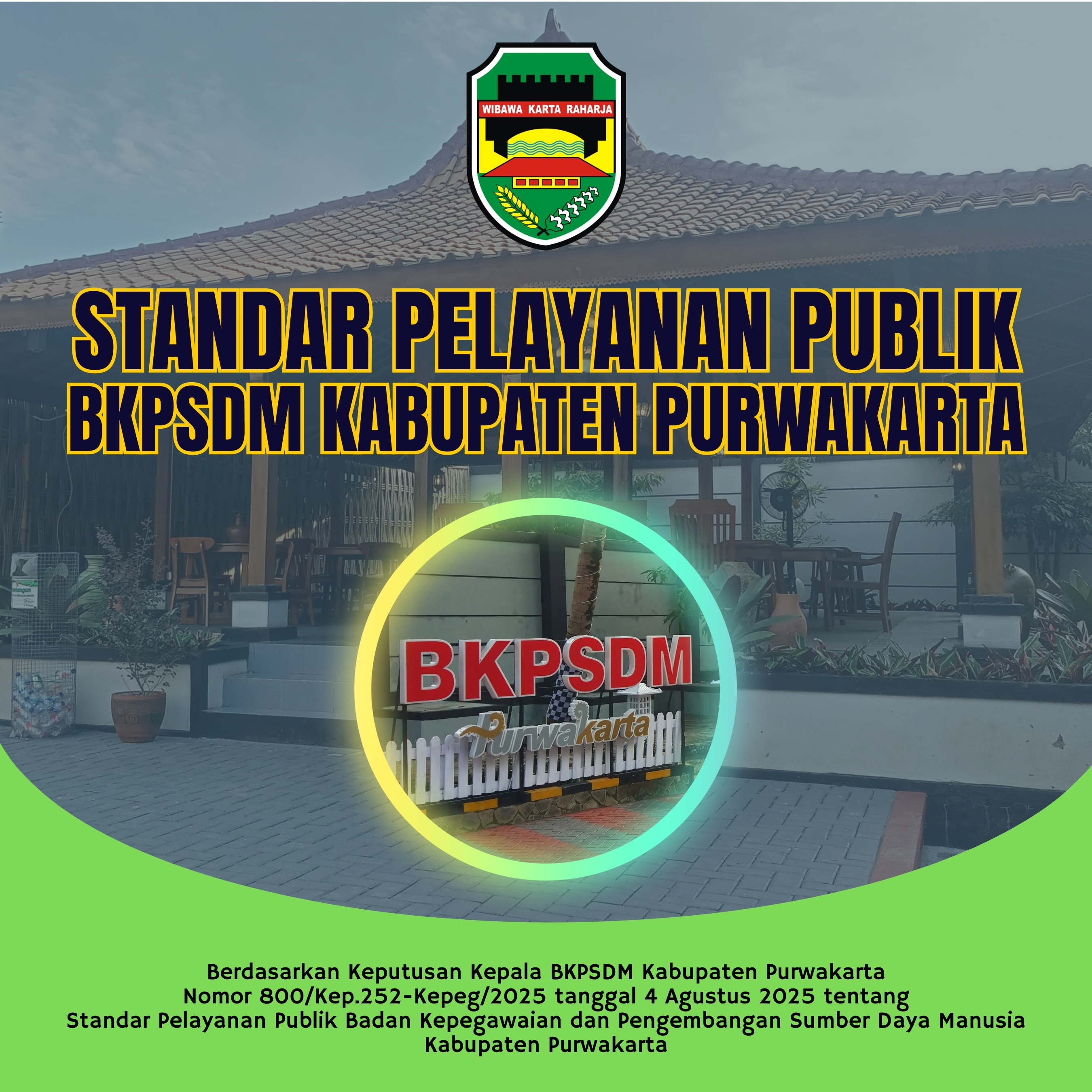 Standar Pelayanan Publik B K P S D M Purwakarta Tahun 2025