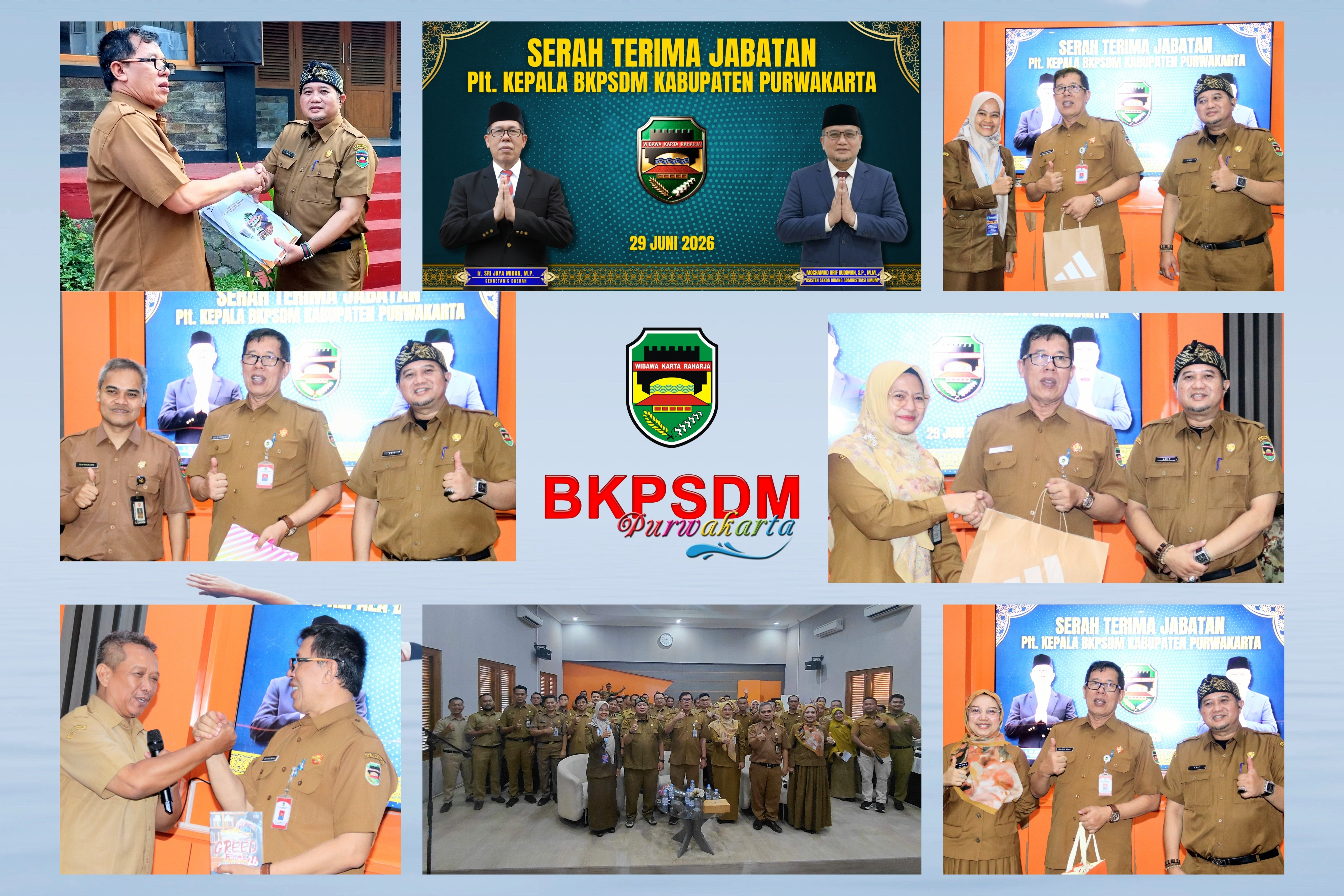 Serah Terima Jabatan Plt. Kepala B K P S D M