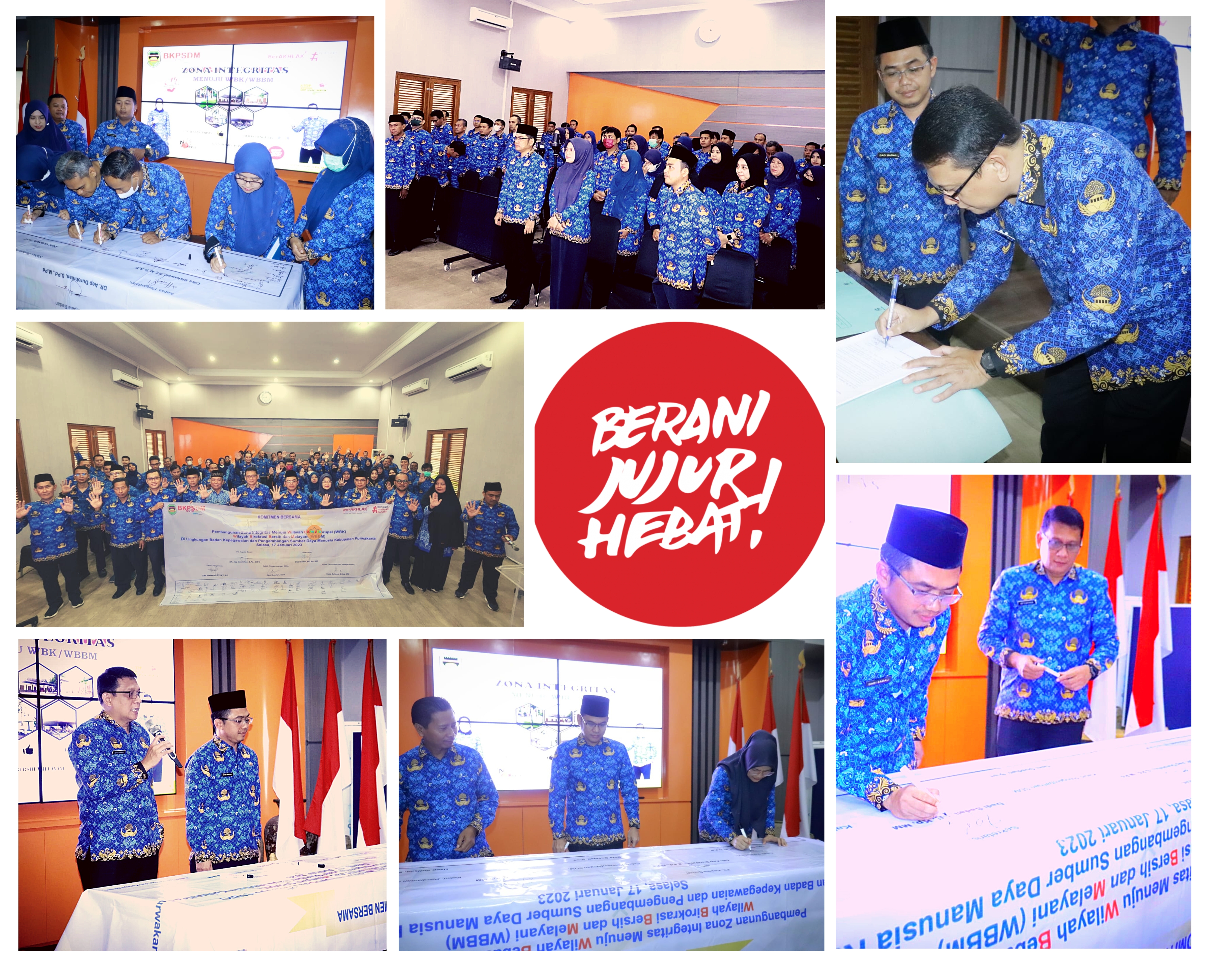 Pencanangan Zona Integritas Menuju W B K Dan W B B M