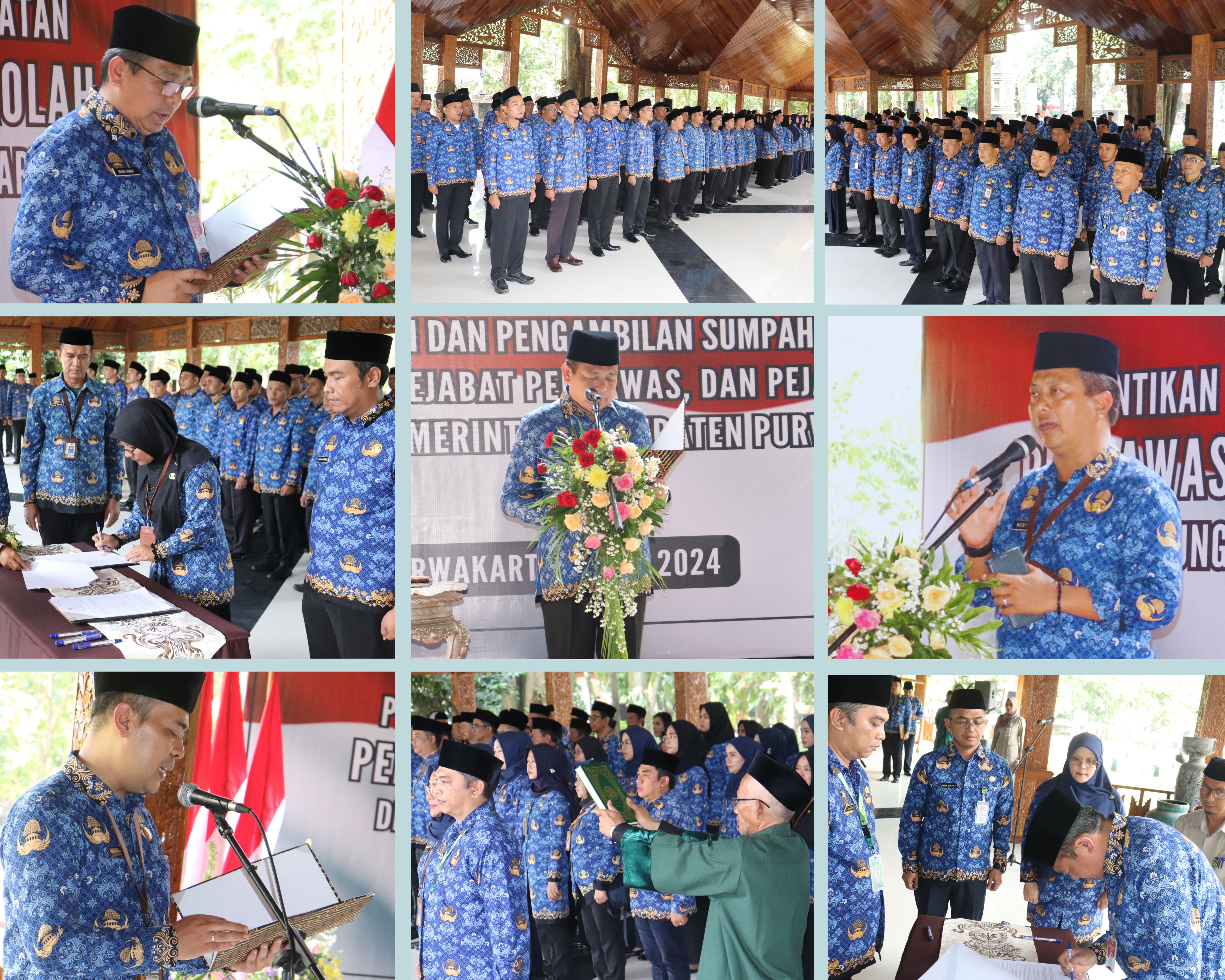 Pj Bupati Purwakarta Melantik Pejabat Administrasi, Pejabat Fungsional Dan Kepala Sekolah