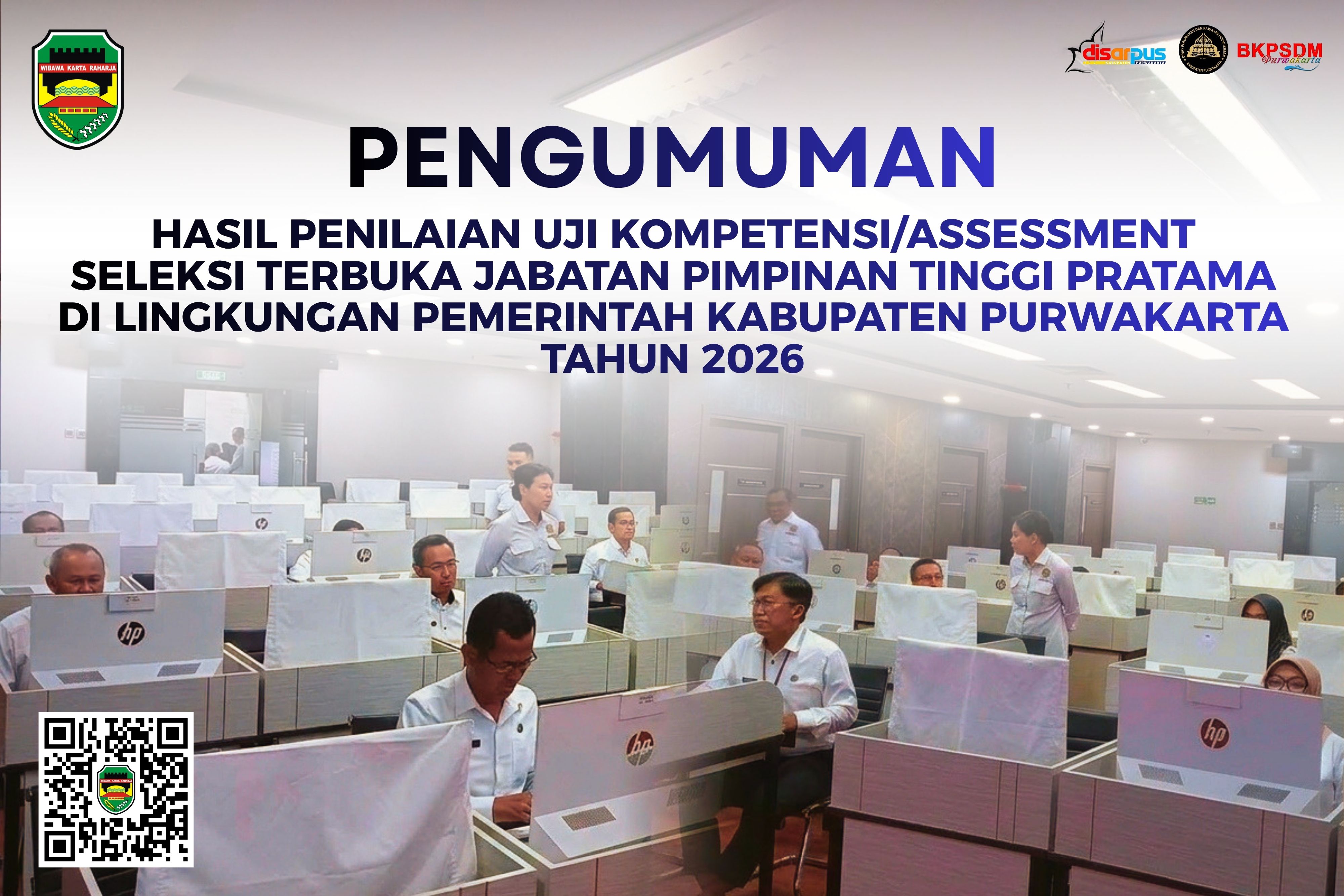 Hasil Uji Kompetensi/assessment Seleksi Terbuka Jabatan Pimpinan Tinggi Pratama