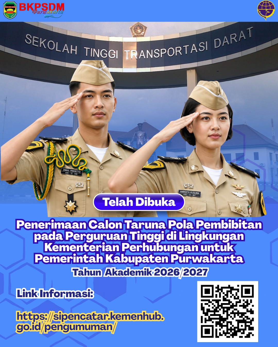 Penerimaan Calon Taruna Polbit Kemenhub Tahun Akademik 2026/2027