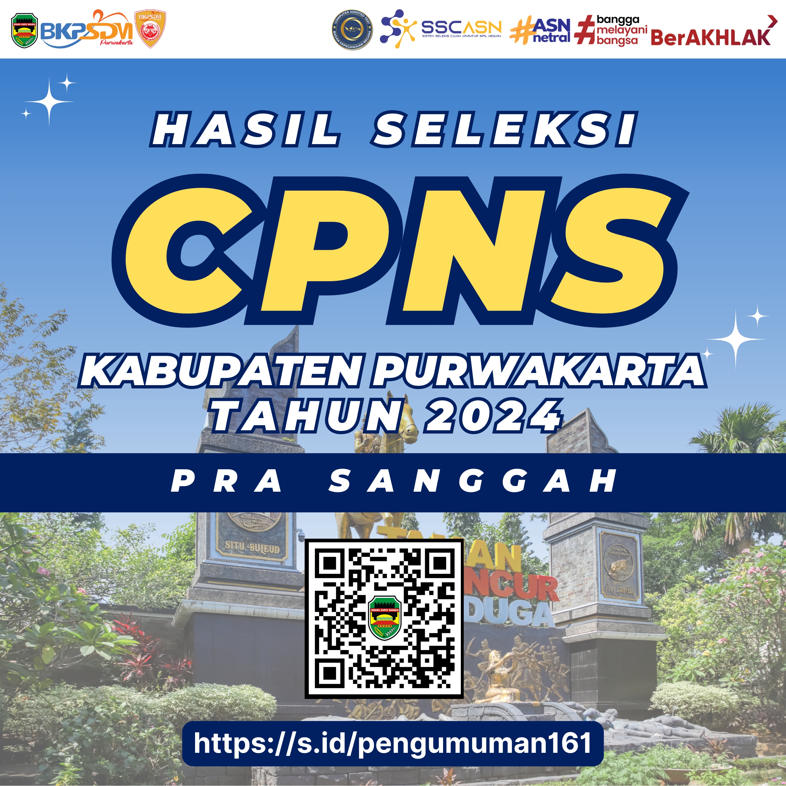 Hasil Seleksi C P N S Kabupaten Purwakarta Tahun 2024 Pra Sanggah