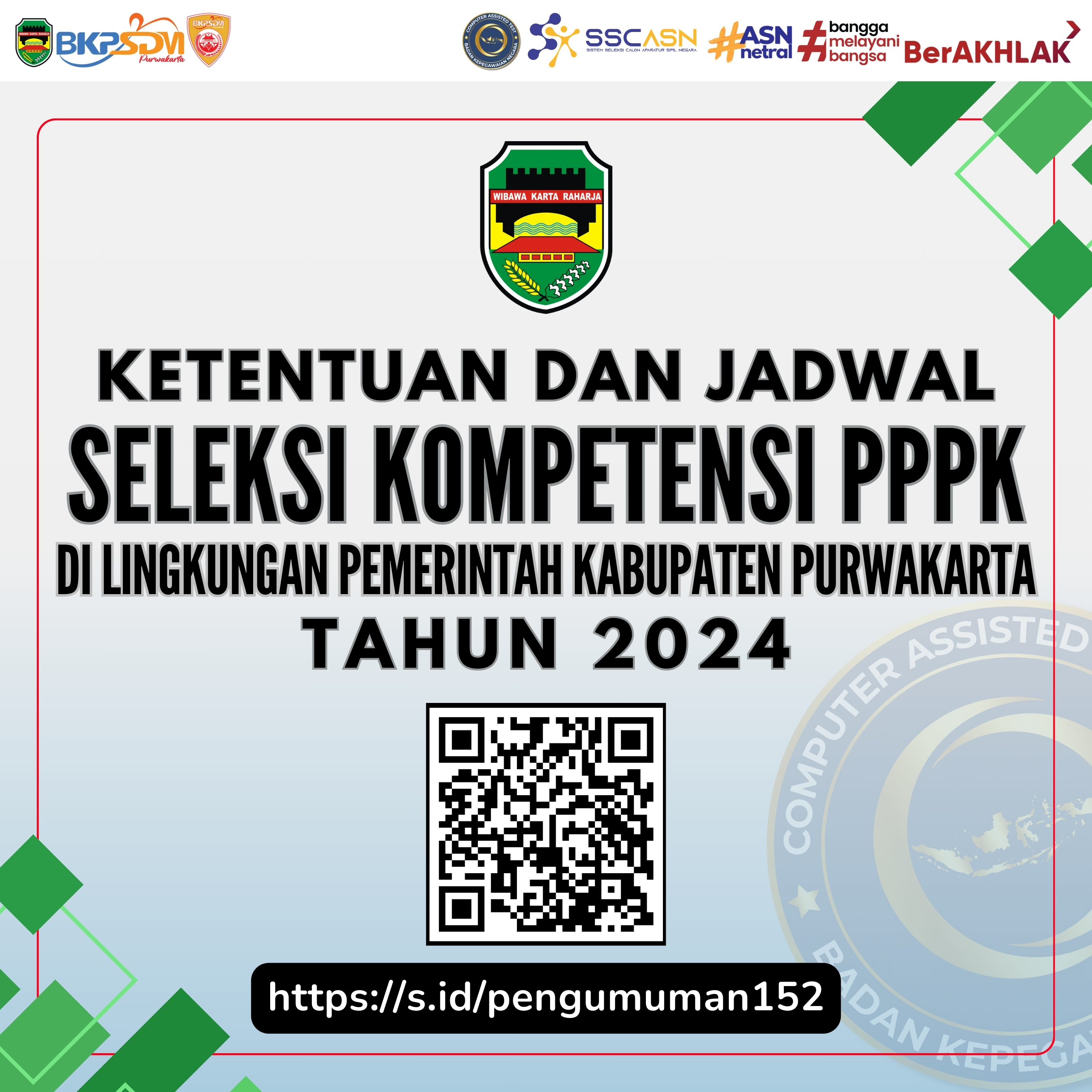 Jadwal Seleksi Kompetensi P P P K Kabupaten Purwakarta Periode 1 Tahun 2024